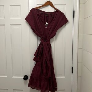 Tie waist midi dress by Erika Pena from Anthropologie